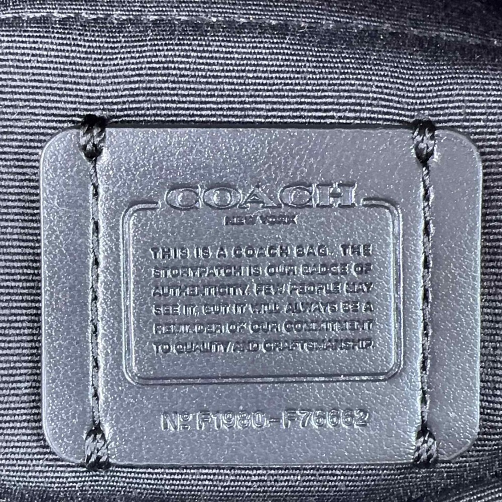 COACH F76662 Shearling and Pebbled Leather Fanny Pack Belt Bag Travel Minimalist - Picture 5 of 11